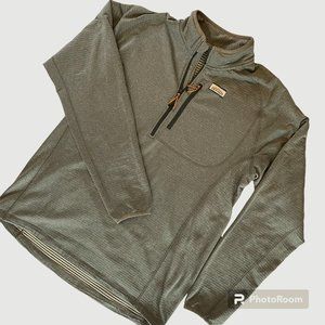 Men's Orvis Horseshoe Hills 1/4 Zip Fleece Pullover size M